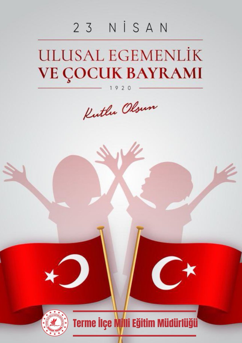 Terme İlçe Milli Eğitim Müdürlüğü (@memterme55) on Twitter photo "23 Nisan Ulusal Egemenlik ve Çocuk Bayramı Kutlu Olsun."
Õzer ERSOY
Terme İlçe Milli Eğitim Müdürü
#23NisanKutluOlsun
<a href="/zerersoy1/">özer ersoy</a> @MemTerme "23 Nisan Ulusal Egemenlik ve Çocuk Bayramı Kutlu Olsun."
Õzer ERSOY
Terme İlçe Milli Eğitim Müdürü
#23NisanKutluOlsun
<a href="/zerersoy1/">özer ersoy</a> @MemTerme
