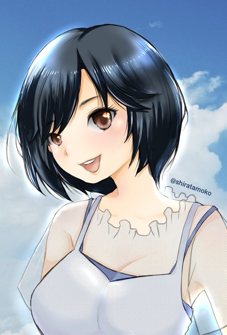 ショートヘアかわいいのtwitterイラスト検索結果