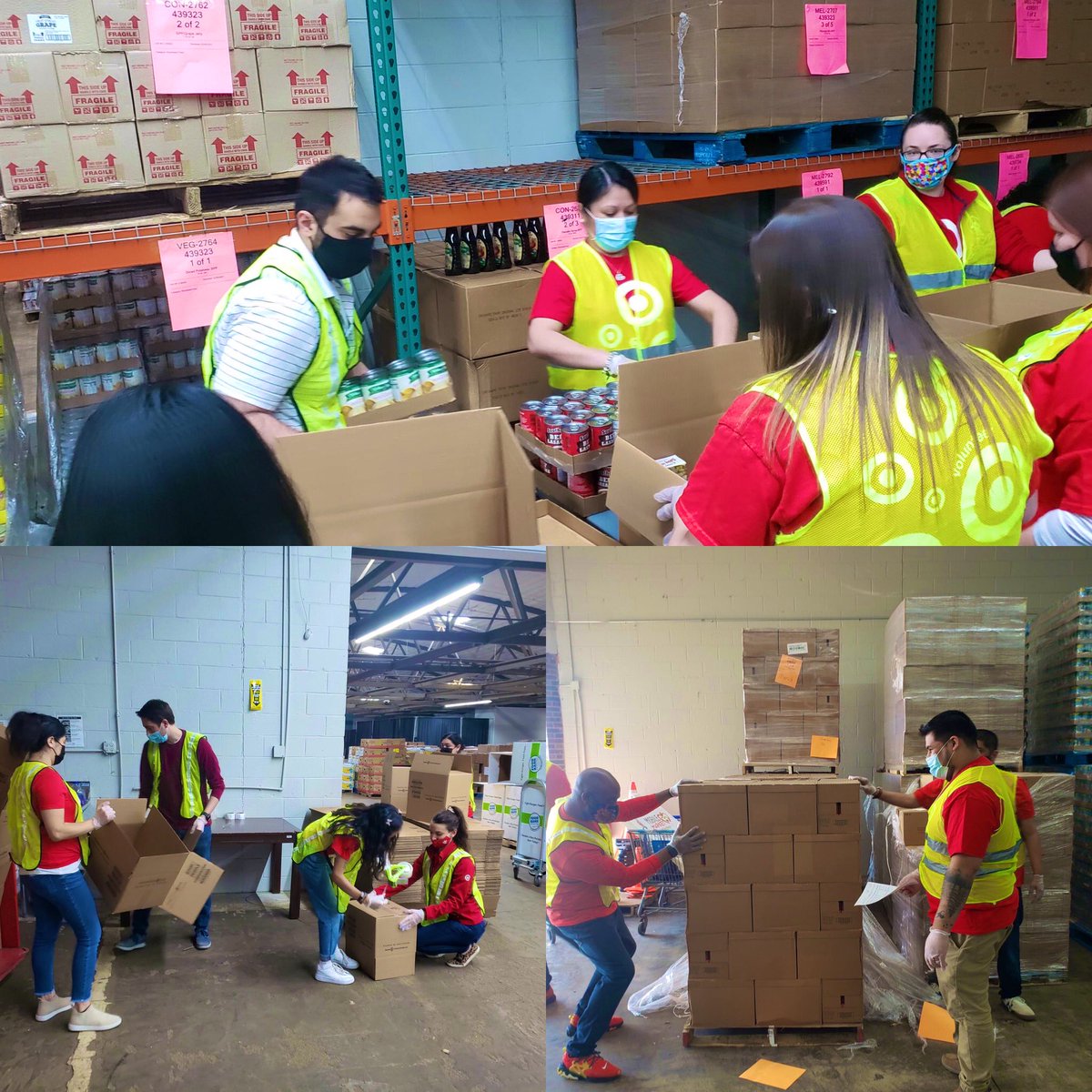 Happy National Volunteer Week from your NWI Target Stores! It was an amazing sight to see everyone come together for our community. In order to win together we need to work together. 🎯 #G195cares #onecommunity <a href="/DaisyR34/">Daisy Rivera</a> <a href="/mmarie276/">Manda</a> @hasty_sarah28 <a href="/veramay11/">April Bengert</a> @ErinHostinsky