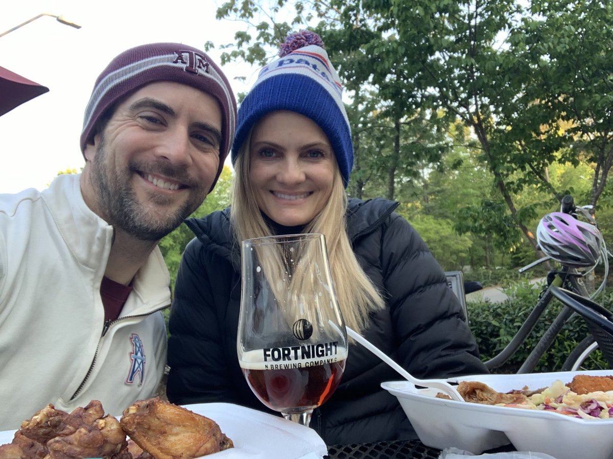 Date night w my bride! Bikes to the local brewery!