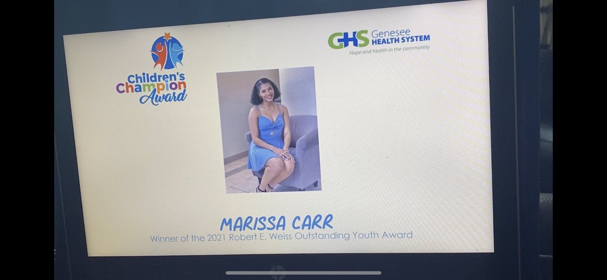 KevinWalworth's tweet photo. Congrats to Marissa Carr who was just awarded the 2021 Robert E. Weiss Outstanding Youth Award and the Guy and Linda Moxam Scholarship.  We are proud of you Marissa! https://t.co/bRcdFsWdK9