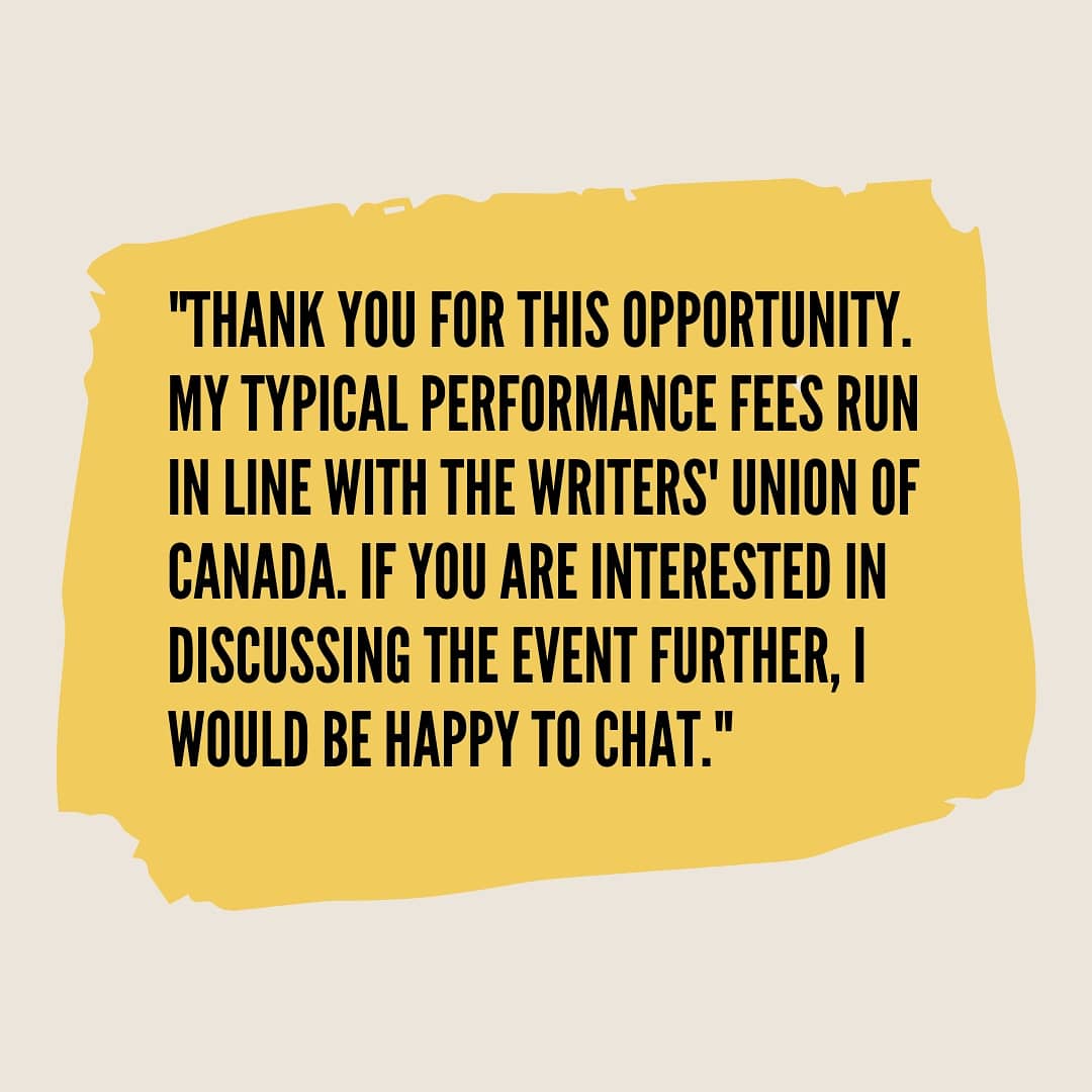 It is the season for free gigs - here& #39;s a quick guide on how to Mostly say no to working for free or how to open conversation for alternative compensation!