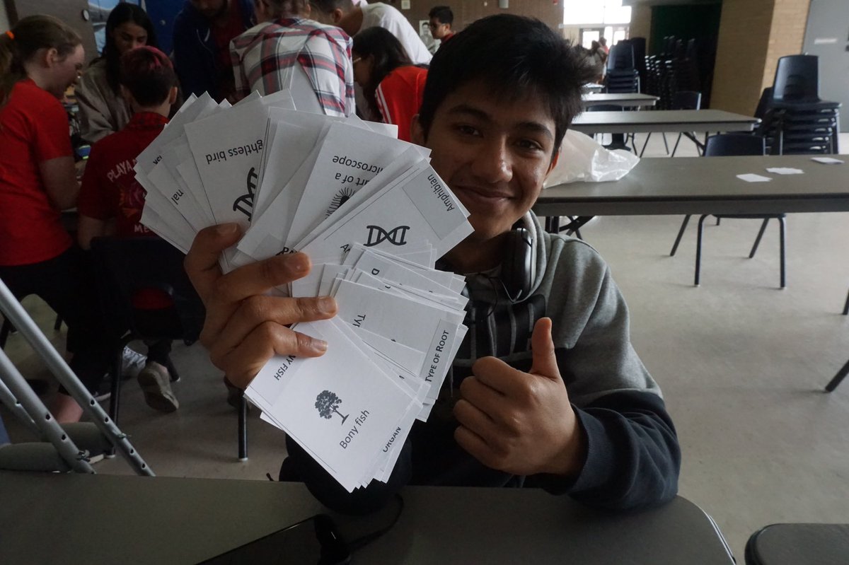 Bionimia. No competition is complete without a card game. And yes there was a clear winner 😏 <a href="/SuzukiScience/">C. Ellis</a> Olympics.  <a href="/DavidSuzukiSS/">David Suzuki Secondary School</a>