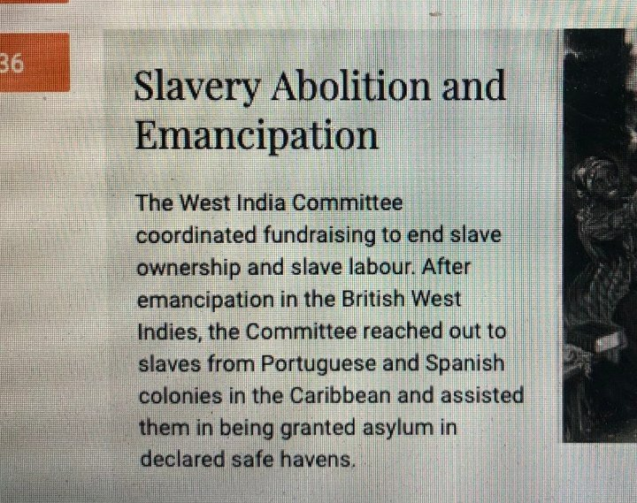 "Coordinated fundraising to end slave ownership and slave labour" is an impressive euphemism for campaigned (successfully) to ensure slave-owners were compensated for their human property