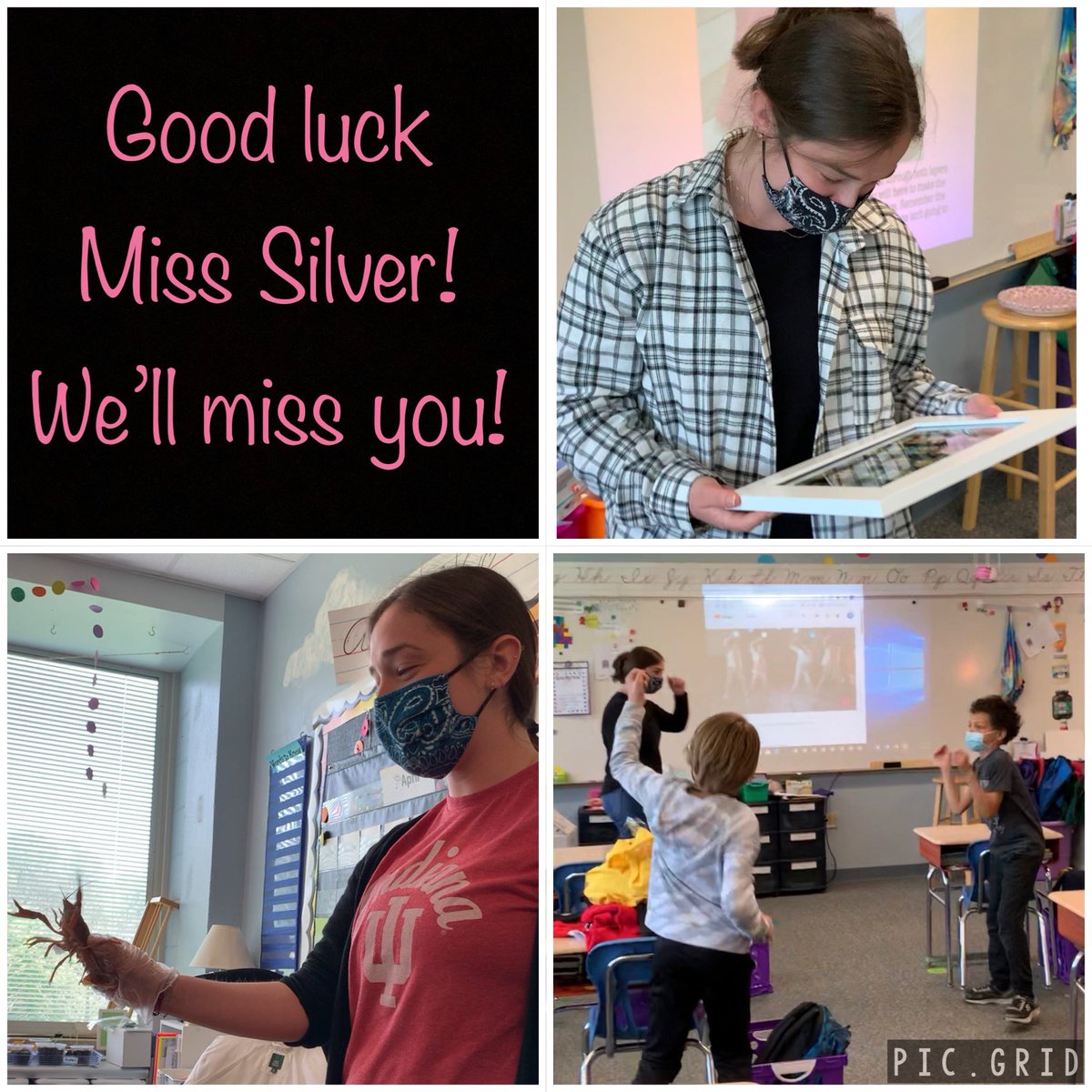 cappy812's tweet photo. On Miss Silver’s last day, we upcycled t-shirts into useful tote bags. We MADE paper bookmarks from a failed origami project. Reduce, reuse &amp; recycle daily. Good luck Miss Silver! 💚🌎 #EarthDay2021 @BinfordBadgers @RogBinPTO @MCCSC_EDU https://t.co/xE4GI9wt5i