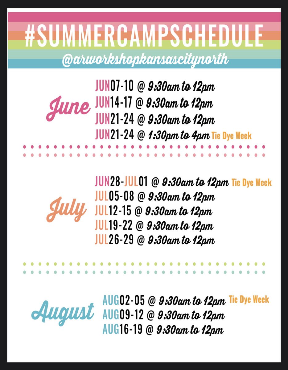 Registration ends Monday! Sign the kids up for summer camp, save $10 and earn $10 for Gateway. We appreciate your support!