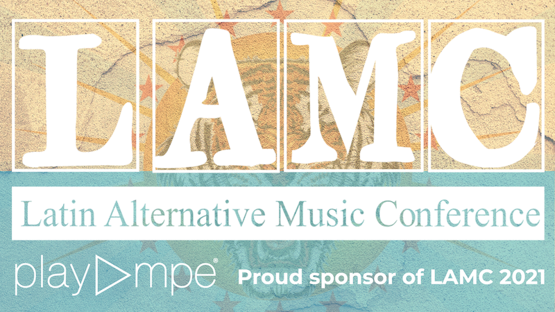 PlayMPE's tweet photo. #PlayMPE is pleased as punch to announce we're sponsoring #LAMC2021 #LatinAlternativeMusicConference May 4-7, FREE, online event! It's a great opportunity to learn &amp; network via panels, workshops &amp; showcases. Follow @thelamc for deets! Read on &amp; subscribe https://t.co/NzRDGJLa7w https://t.co/UVYqT01ZMb