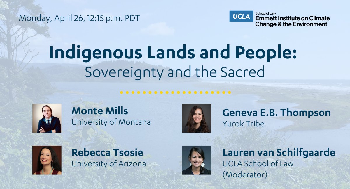 'The deeper roots of systemic racism and inequity lurk in more nuanced aspects of the federal government’s role on Indian lands,' Monte Mills @umontanalaw, wrote recently for @TheRegReview Mills will speak at our symposium this Monday, April 26 law.ucla.edu/academics/cent…