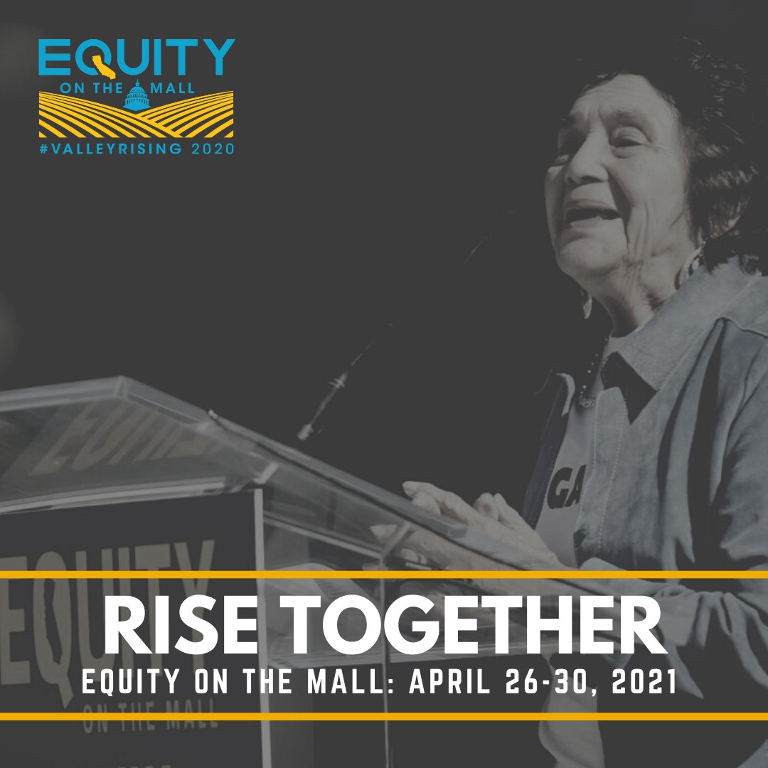 A just, equitable and prosperous San Joaquin Valley requires an inclusive democracy & due process for all. Join us virtually for a week of action on Apr 26-30 as we deliver our ambitious community-driven policy platform to uplift Valley families. More at: bit.ly/eom2021