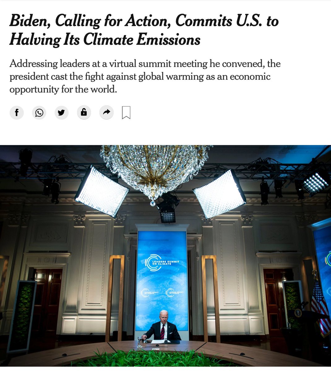 How it started:                 How it’s going: