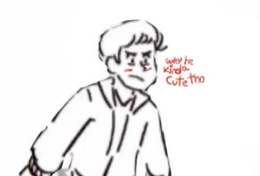 definitely a hot take but im not (yet) fully sure if they were intended to be like...a thing. in the show at least bc this cut storyboard of min-gi looking at ryan has no straight explanation whatsoever that is one whole fruit right there  https://twitter.com/aloedotjello/status/1385376096502239233