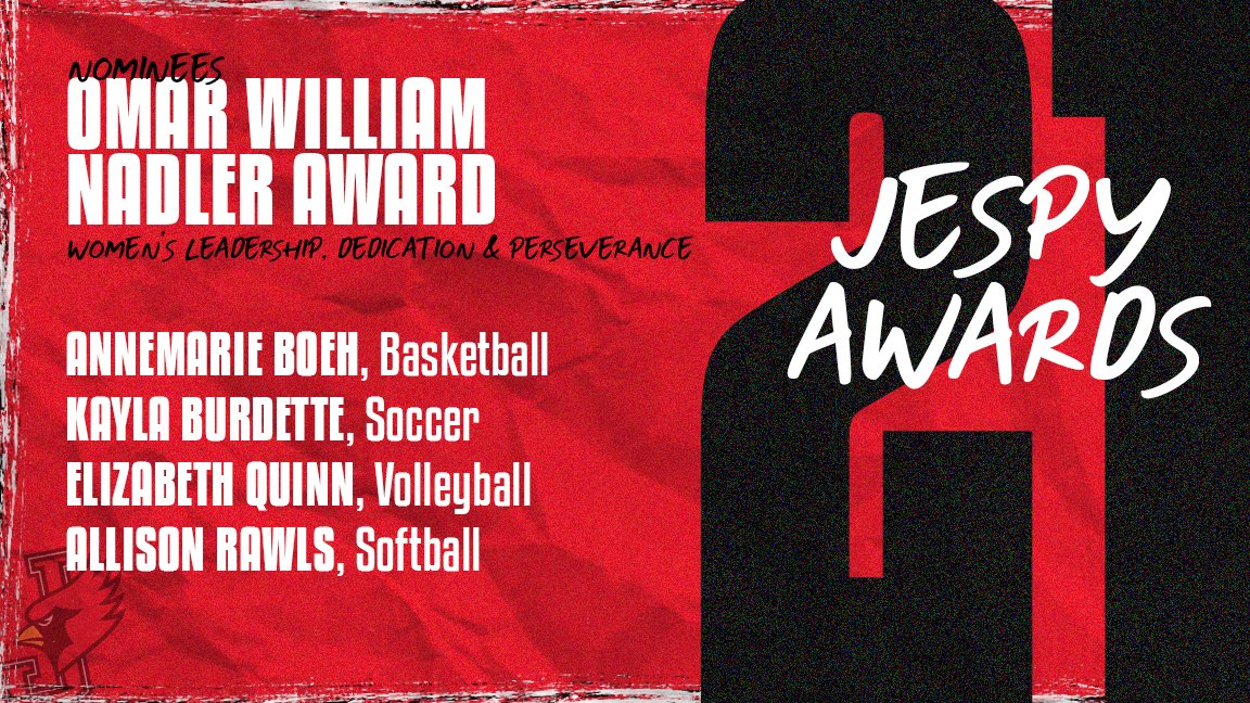 𝙊𝙢𝙖𝙧 𝙒𝙞𝙡𝙡𝙞𝙖𝙢 𝙉𝙖𝙙𝙡𝙚𝙧 𝘼𝙬𝙖𝙧𝙙

𝙁𝙤𝙧 𝙡𝙚𝙖𝙙𝙚𝙧𝙨𝙝𝙞𝙥, 𝙙𝙚𝙙𝙞𝙘𝙖𝙩𝙞𝙤𝙣 𝙖𝙣𝙙 𝙥𝙚𝙧𝙨𝙚𝙫𝙚𝙧𝙖𝙣𝙘𝙚

One of the highest honors presented to women student-athletes at William Jewell College