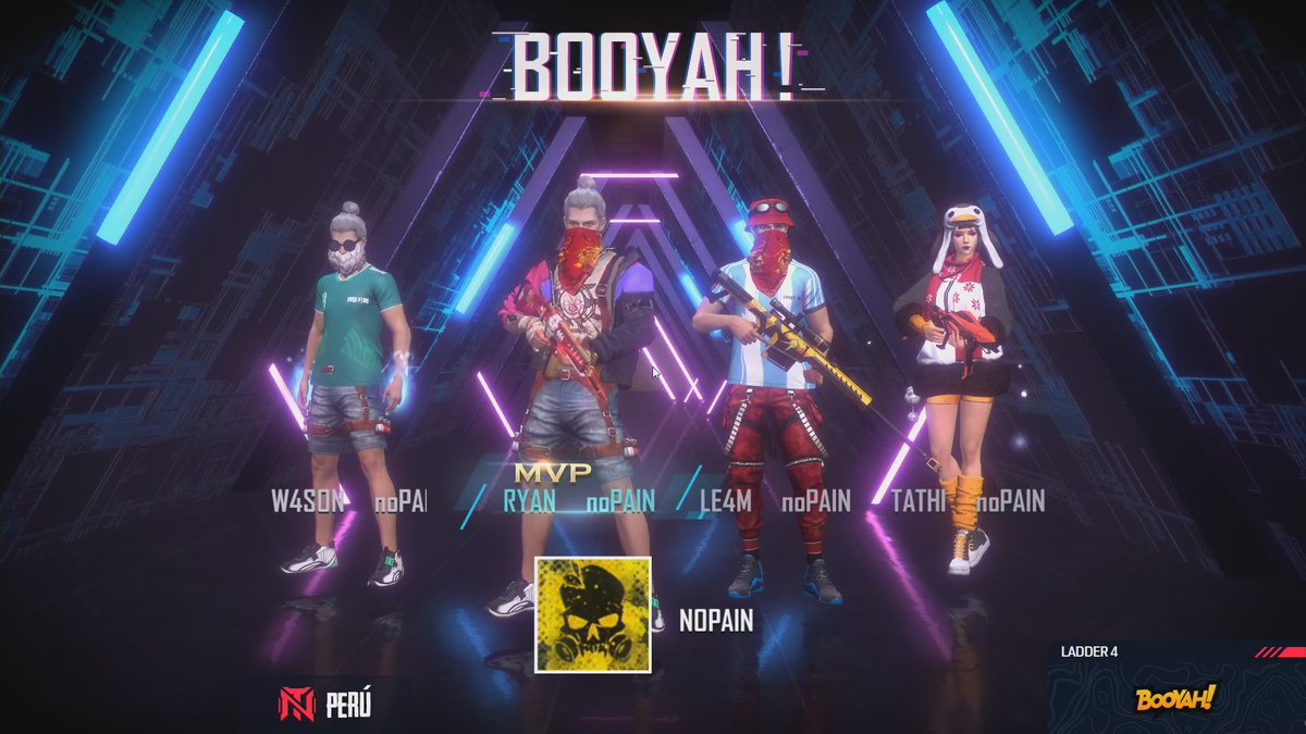 LVPPeruFF's tweet photo. ¡NO PAIN NO PROBLEM!

Booyah! en la última partida de Ladders 2021

¿Quienes son los clasificados a Promotion Series?

Ven a la transmisión y conócelos:
🟨 https://t.co/1HmsRkAlSi
#FFpe #NacionalesFF https://t.co/bY38bfyKjH