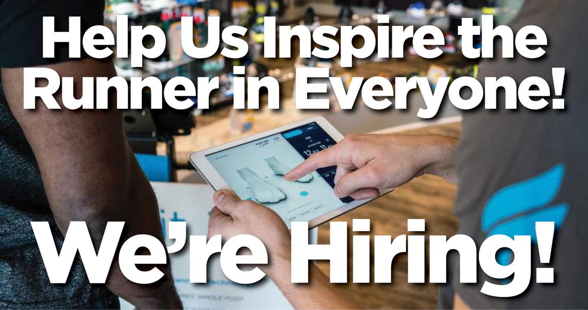 We Believe Running Changes Everything®. If you believe that too, we want to talk!

• Be a part of a great running retailer
• Enjoy great benefits
• Pursue career opportunities
• Work with other passionate people
Full-time &amp; part-time outfitters.
Visit: fleetfeet.com/s/buffalo/abou…