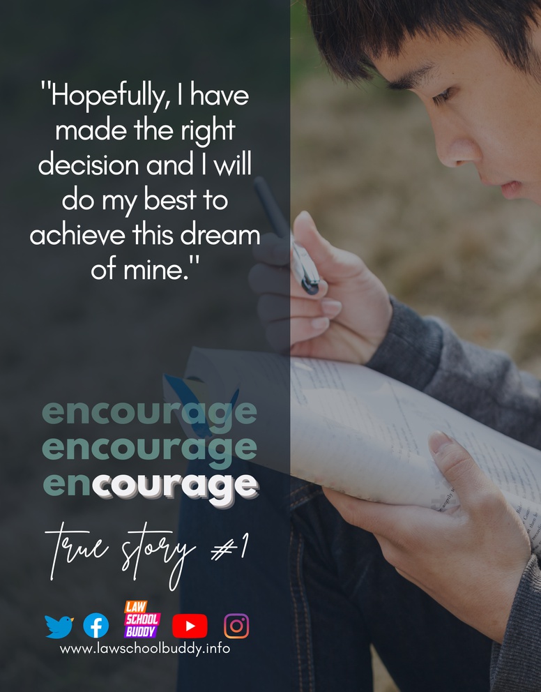 lawschool_buddy's tweet photo. #LSBencourage #truestory1

Welcome to the first story feature of "LSB: ENCOURAGE" where we share some of the most inspiring, encouraging, and heartwarming stories of our friends inside and outside of law school. Here's the story of Dio and his dream of becoming a lawyer. https://t.co/w0fYFJ1Vts