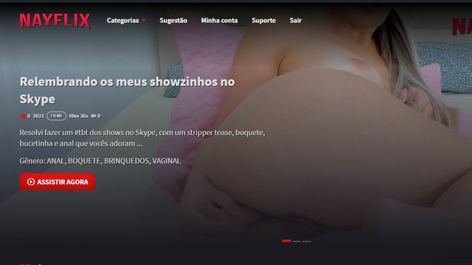 Video da semana online no meu portal Nayflix 😏  relembrando os shows no Skype 😍  ❣️https://t.co/lcqi8na2NO