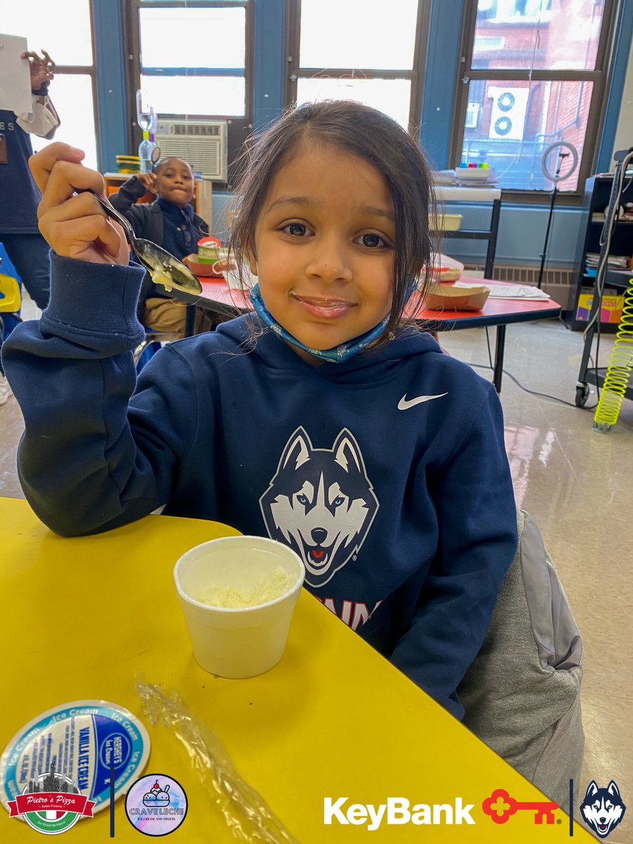 It was a great day to be at the <a href="/kennelly_school/">Kennelly School</a>!

A special thanks to <a href="/keybank/">KeyBank</a> for organizing our UConn Day event, and to both <a href="/PietrosPizzaCT/">Pietro's Pizza Hartford</a> and Crave Leche in <a href="/ParkvilleMarket/">Parkville Market</a> for supplying the students with some delicious pizza and ice cream. 😋

#KeyBankAssists | #BleedBlue
