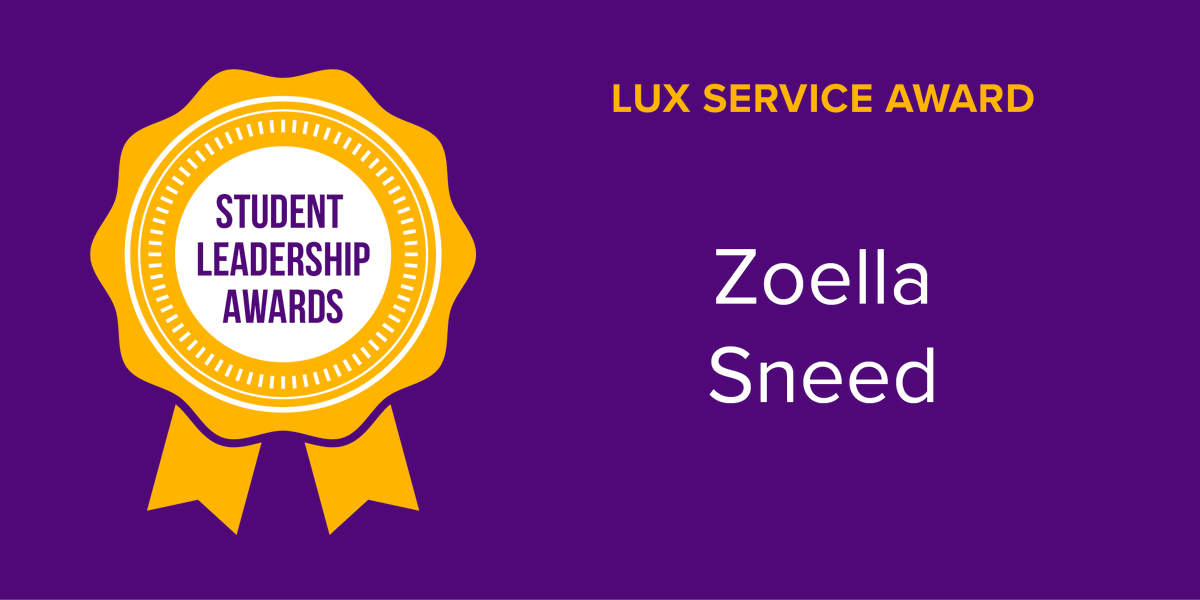 northerniowa's tweet photo. The Lux Service Award is UNI's most prestigious award given to graduates. Zoe Sneed believes everyone has talents. She helped co-found an org to address the underrepresentation of Black culture in theater and remove the emotional labor marginalized students have had to carry. https://t.co/KtM08NZVU5