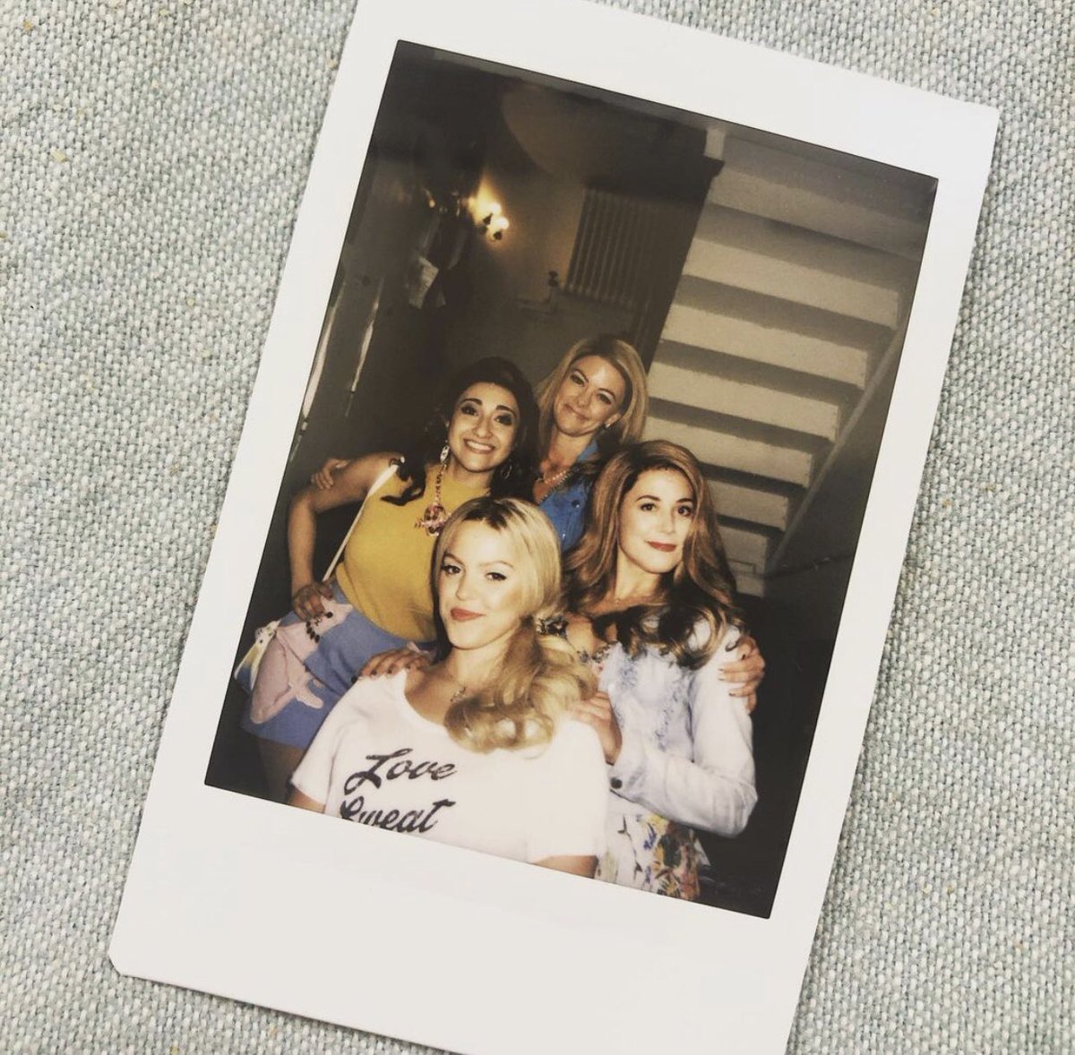 the mean girls cast vs a polaroid camera: a series