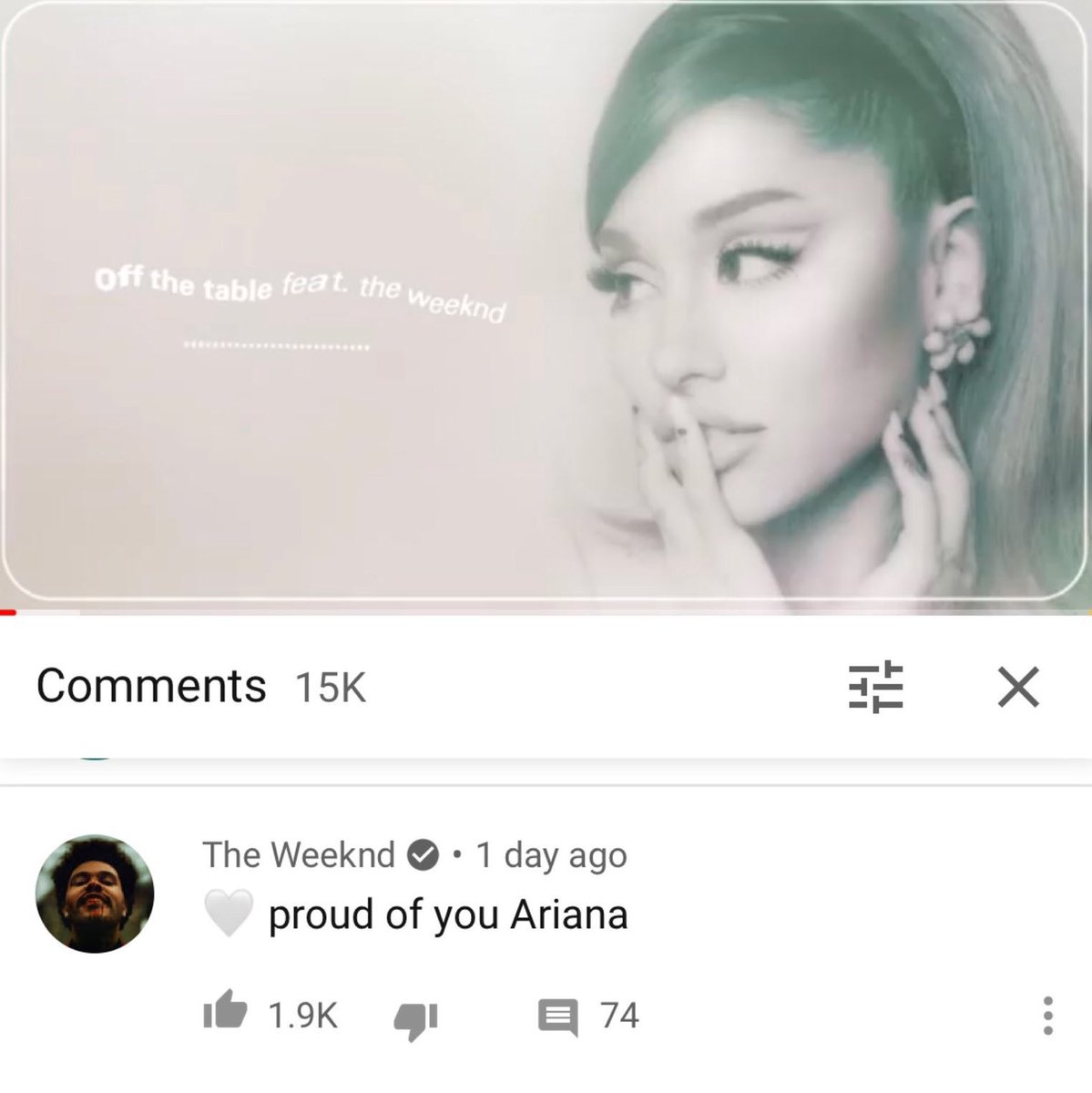 holysainto's tweet photo. abel #1 Ariana Grande stan https://t.co/a2wL01NGR2