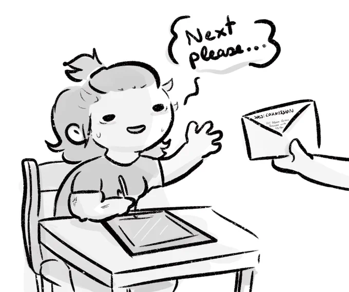 If you've emailed me requesting a commission, please be patient, I will get to you but I am slow ? 