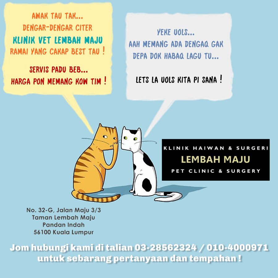 Lembah Maju Vet Clinic Lmv Clinic Twitter