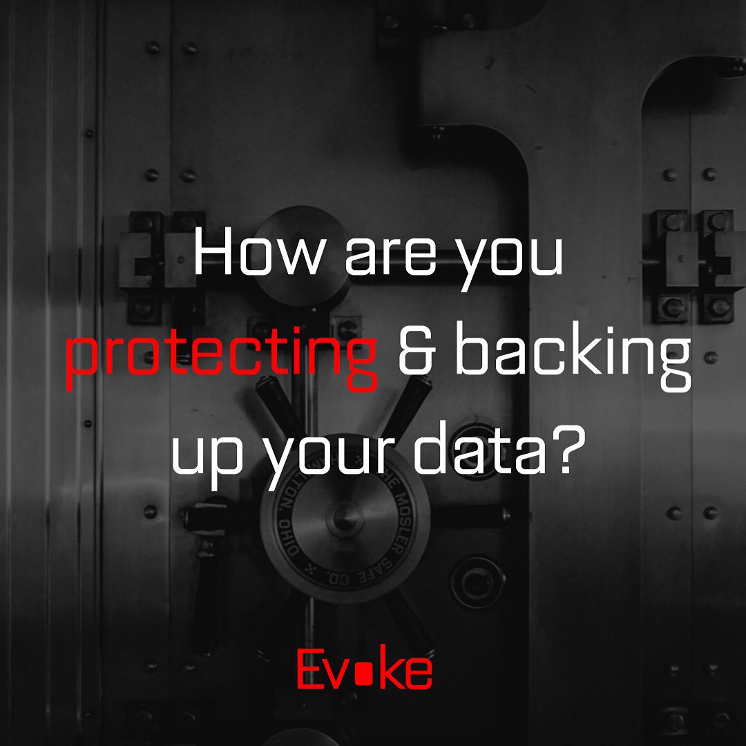EvkeGroup's tweet photo. How are you protecting &amp; backing up your data? Is your software up-to-date and your connection encrypted? Are you frequently securing and updating extra copies of your files? Need help? https://t.co/YmI5mgqg7w

#SmallBusiness #Entrepreneur #StartUp #DataSecurity https://t.co/ZgGoxsutHN