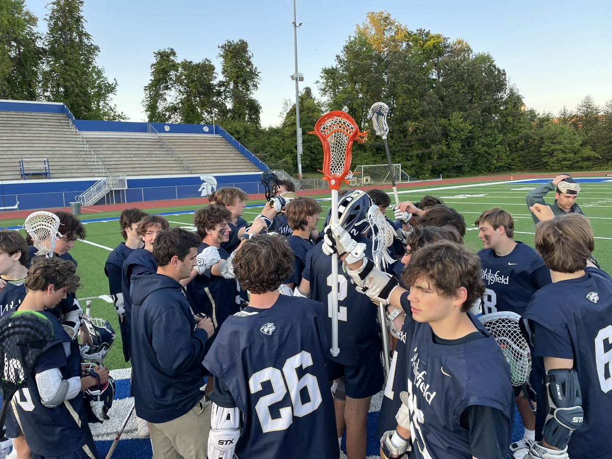 <a href="/whitefieldlax/">Whitefield Lacrosse</a> won 12-2 tonight vs Campbell to end our regular season. We are Area 3 champions and headed to State Playoffs next week vs <a href="/lovettlacrosse/">Lovett Lacrosse</a>  Good luck boys!  <a href="/WAWolfPack/">Whitefield WolfPack</a>  @WhitefieldAcad