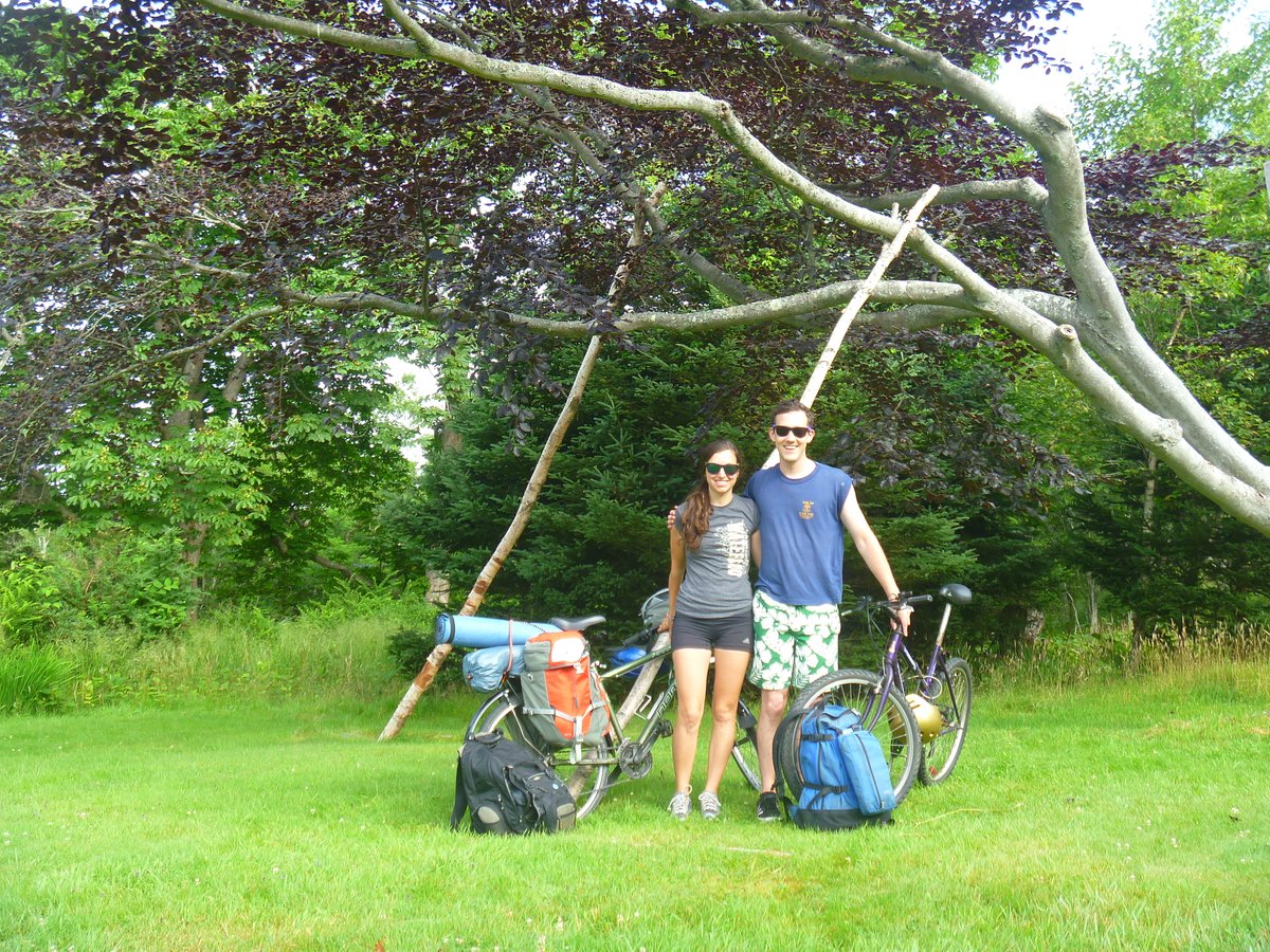 While there I bought a second bike for visitors, fixed it up, and sold it again at the end of the summer. I biked to the grocery store, the beach, the North End.  @kent_fisher visited and we biked to Dartmouth, chartered a dingy, and camped for a night on an island in the Harbour.