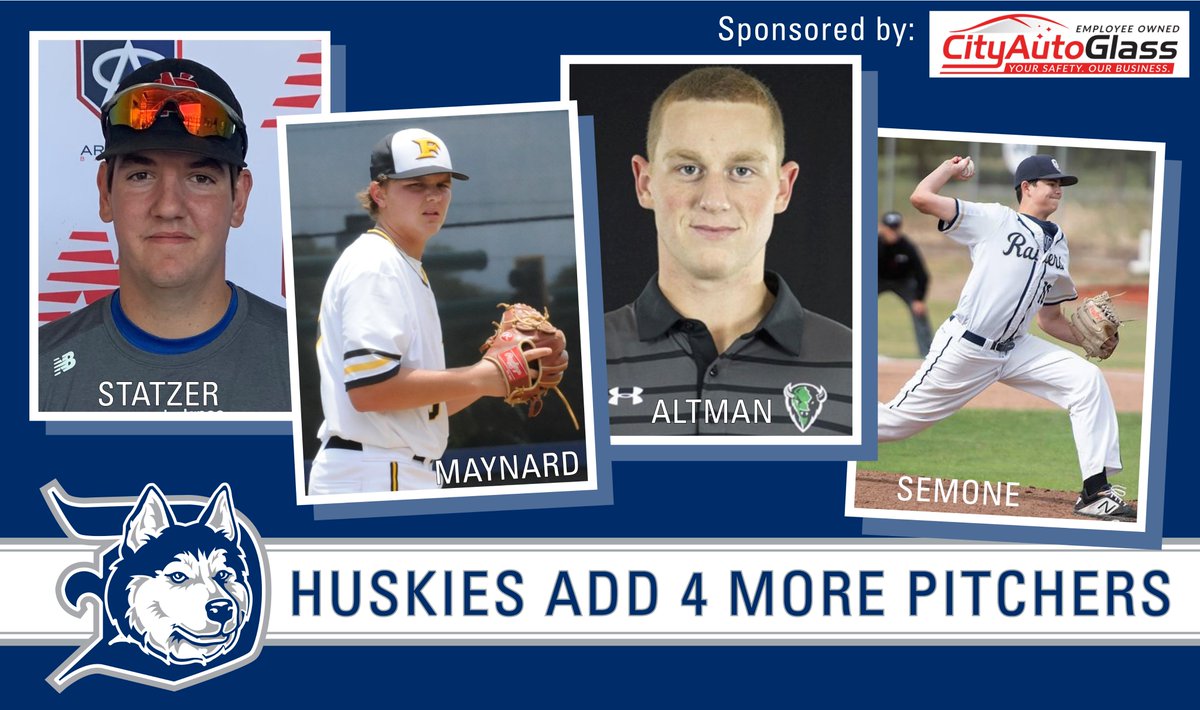 The Huskies bolster their pitching rotation with four 2021 signings!! 

Click the link below to read more:
bit.ly/32EElUT

Sponsored by: @CityAutoGlass 

#cityautoglass
#cityautoglassdifference
#rollskies #raisehowl #baseball