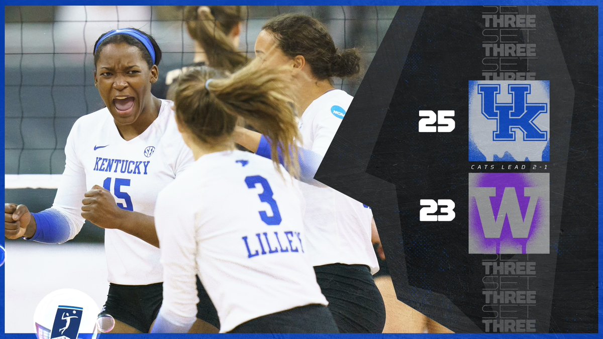 KentuckyVB's tweet image. Set three: ✅✅

Wait ... We thought y&apos;all wrote us off that set ... 

Not this team. 

📺 ESPN
📱 es.pn/3gqnzkp
📊 bit.ly/3xiGZxy

#WeAreUK | #NCAAVB