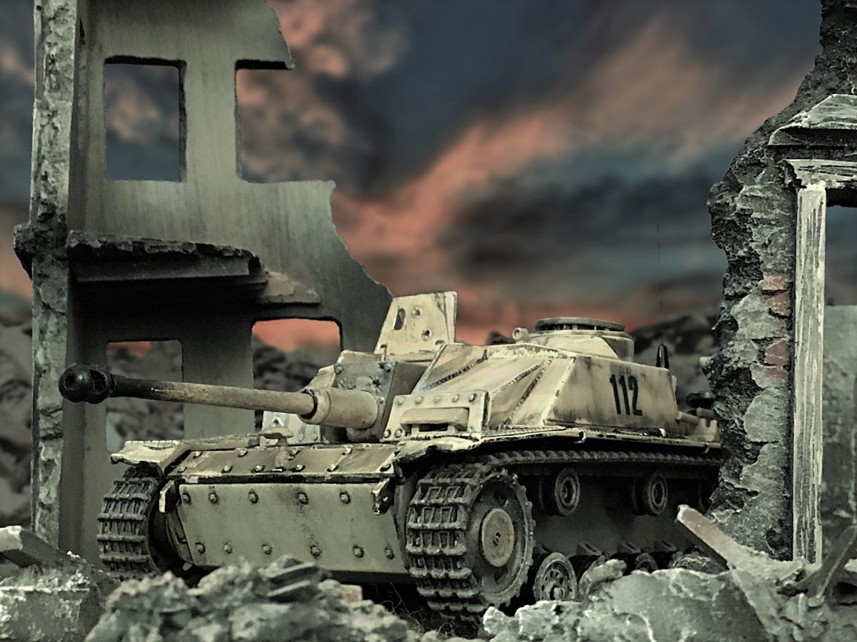 PCommandos's tweet photo. Stug III Diecast 1/32 by @forcesofvalor #PlasticCommandos #panzer #tank #diecast 
  #ww2 #toysoldiers #hobby #animation #stopmotion https://t.co/KbBAHrpu9g