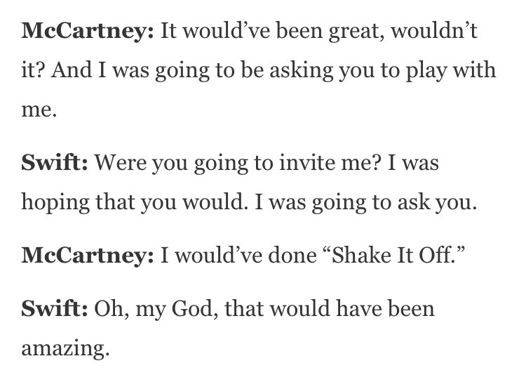 The Beatles legendary member and one of the most impactful artists of all time - Sir Paul McCartney- talked about Taylor multiple times and admired her songwriting and even was inspired by her for one of his songs