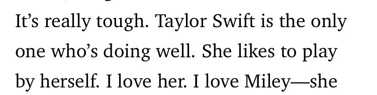 Another member of the legendary group and is the drummer - Sir ringo Starr - talked recently how Taylor Swift is one of few artist who like to be herself in her music and never misses