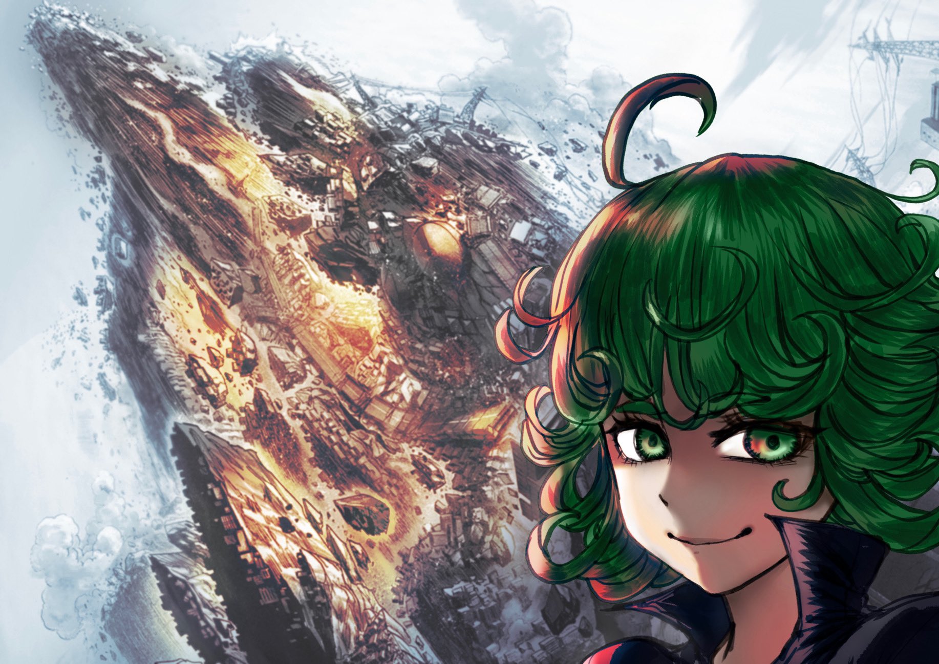 TGSmurf On Twitter Burning House Girl But It s Tatsumaki Https t 