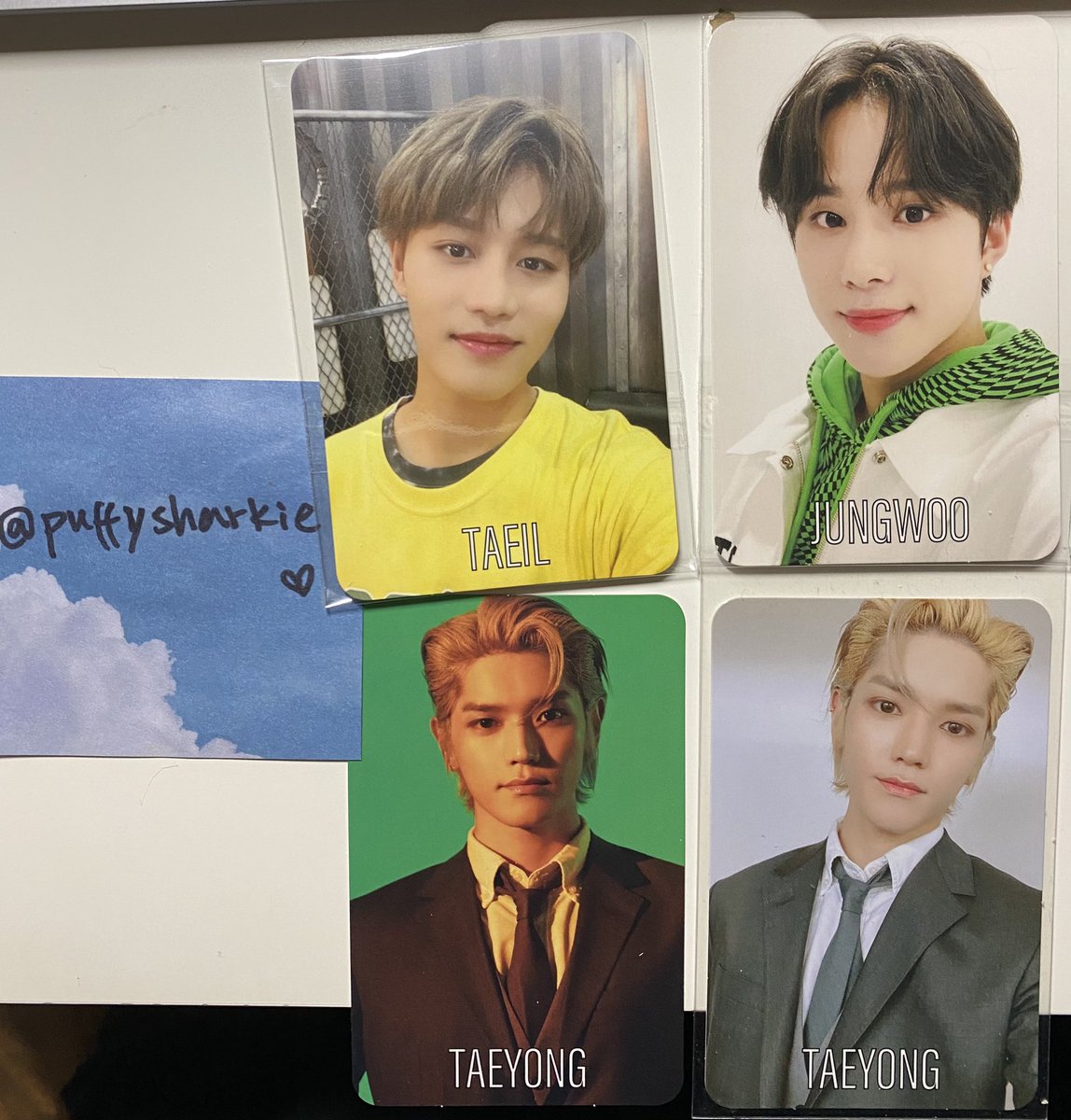 WTT NCT 127 Loveholic Photocard 
【USA ONLY】
Have: Taeyong Jungwoo Taeil
Want: Jaehyun/Doyoung equivalent 
trade only, previous proof required 
DM me if interested!!

Help RT thanks❤
<a href="/selling_nct_usa/">☻</a> <a href="/nctselling_USA/">NCT BUY/SELL USA</a> <a href="/ncttradesusa/">lei</a> @ncttradingusa <a href="/photocard_kpop/">KPOP Photocard Trade</a>