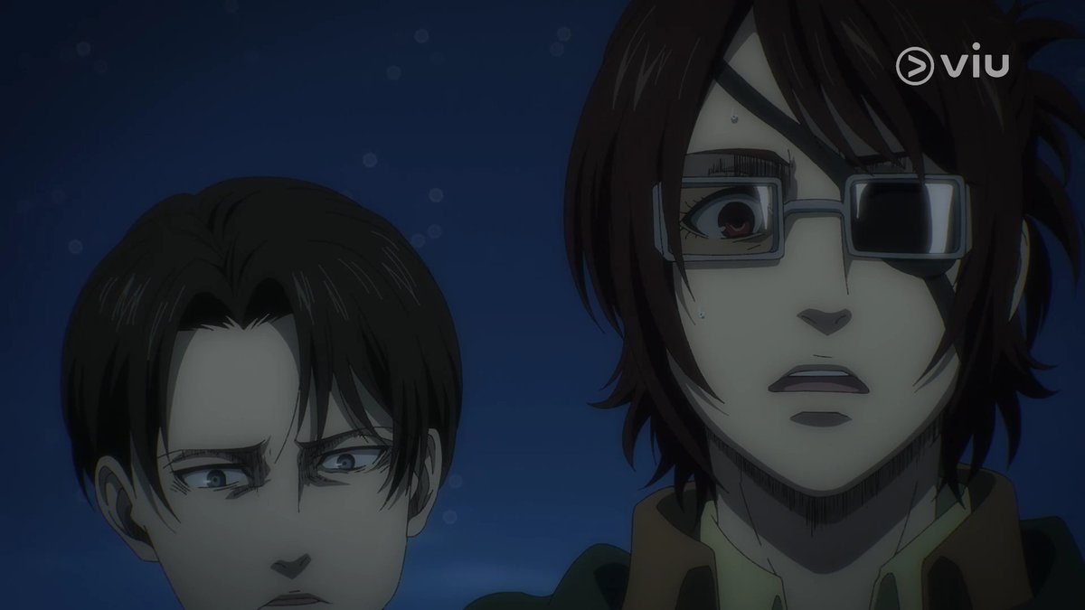 +notice how after yelena fired a gun at someone, levi was suddenly by hanji's side in the next frame and niccolo was abandoned on the side? maybe levi wanted to be right beside hanji so he could protect them easily if yelena suddenly does something.