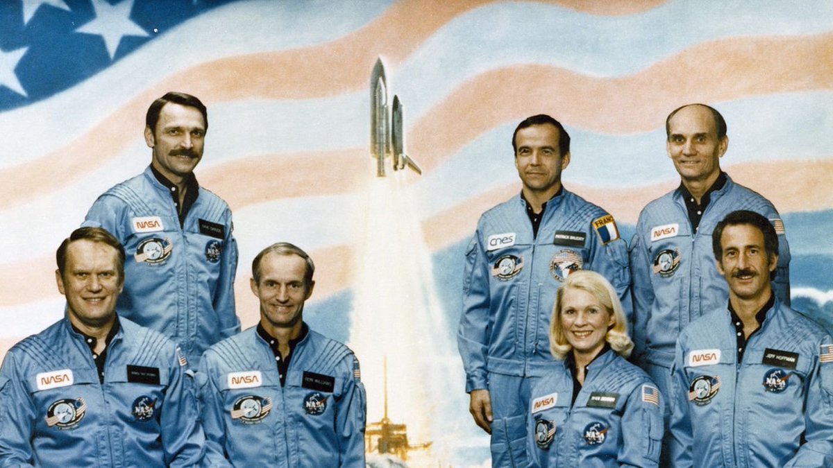 8/ Garn along with 6 other astronauts would fly Mission STS-51-D on April 12, 1985. The nearly 7-day mission was a success and set the precedent of sending "private" citizens into space.