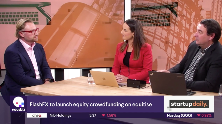 Equitise's tweet photo. @fxflash Founder Nicolas Steiger featured on @ausbiztv to take a deep dive into how FlashFX is solving this issue and his upcoming equity crowdfund with Equitise.
Skip forward to 37:30 below to catch Nicolas in action:
https://t.co/cfalQswYAX
#investing #blockchain #finance https://t.co/EFU8dli8nJ