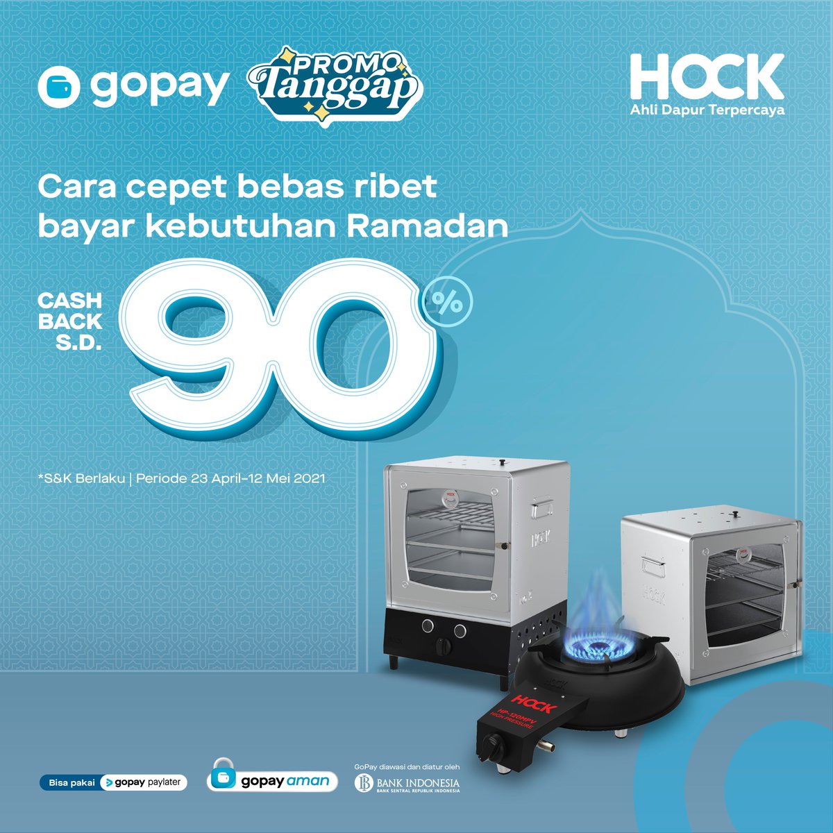 Promo Tanggap dari Gopay hadir kembali untuk memeriahkan Ramadhan kamu! Dapatkan Cashback Rp.10.000,- sekarang! 

*S&amp;K Berlaku