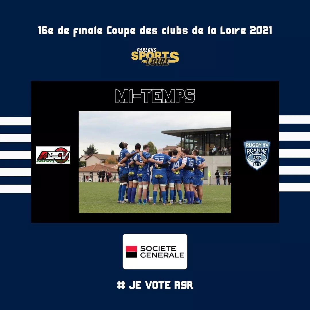 ASRXV_Officiel's tweet photo. π
π
-π
£π
π
π
π
’
L'heure de la mi-temps de ce match des 16e de finale de la Coupe des clubs de la Loire Fonderie REY by @ParlonsSportsL_ a dΓ©jΓ sonnΓ© ! π₯
#ASRXV #HalfTime #16eDeFinale #ASRRBCV #JeVoteASR #ASRFamily #TousEnsemble #Objectif8eDeFinale https://t.co/kmFRnIzxLE