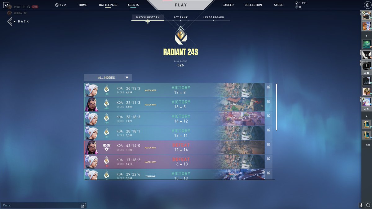 ProofVAL_'s tweet photo. Starting radiant off strong! https://t.co/E0e6kZMvaN