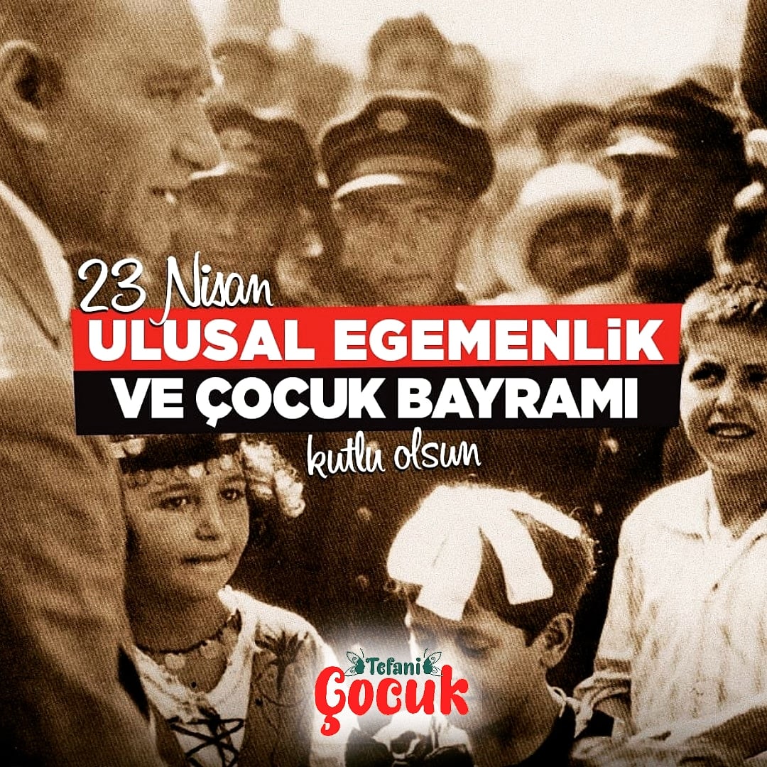 Bu günün yarını, yarının umudu olan sevgili çocuklarımızın 23 Nisan Ulusal Egemenlik ve Çocuk Bayramı kutlu olsun.

#23Nisan #tefanidergi #23nisanulusalegemenlikveçocukbayrami