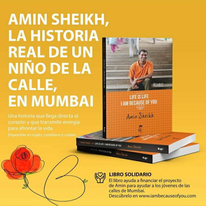 CarlesGuerrero's tweet photo. Bona Diada de Sant Jordi. Os presento a Amin Sheikh y su historia inspiradora. Dejad a un lado los libros comerciales y regalad su historia y la de miles de niños de la calle abandonados a su suerte en Bombay. ⏩https://t.co/9P2SYkVopp ⏪
#SantJordi @SoyGraciasATi @aminbombay https://t.co/6kTYuZwvMq