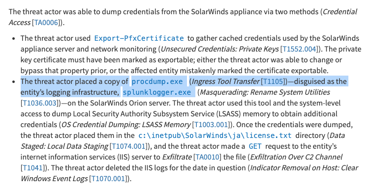 Reg. CISA's report

We have a Sigma rule that would've detected that renamed procdump since 2019 & we use a similar YARA rule since 2014 in @thor_scanner

That's the detection logic that I like most - it allows you to detect threats 7 years in the future

https://t.co/EqYwPjSMgo https://t.co/wM2LBJy3mw