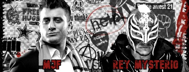 In our semi-main event, we decide the third and final man to enter the Anarchy Rules match in a clash of styles between rising star MJF, and the legendary Rey Mysterio at Rise Above!