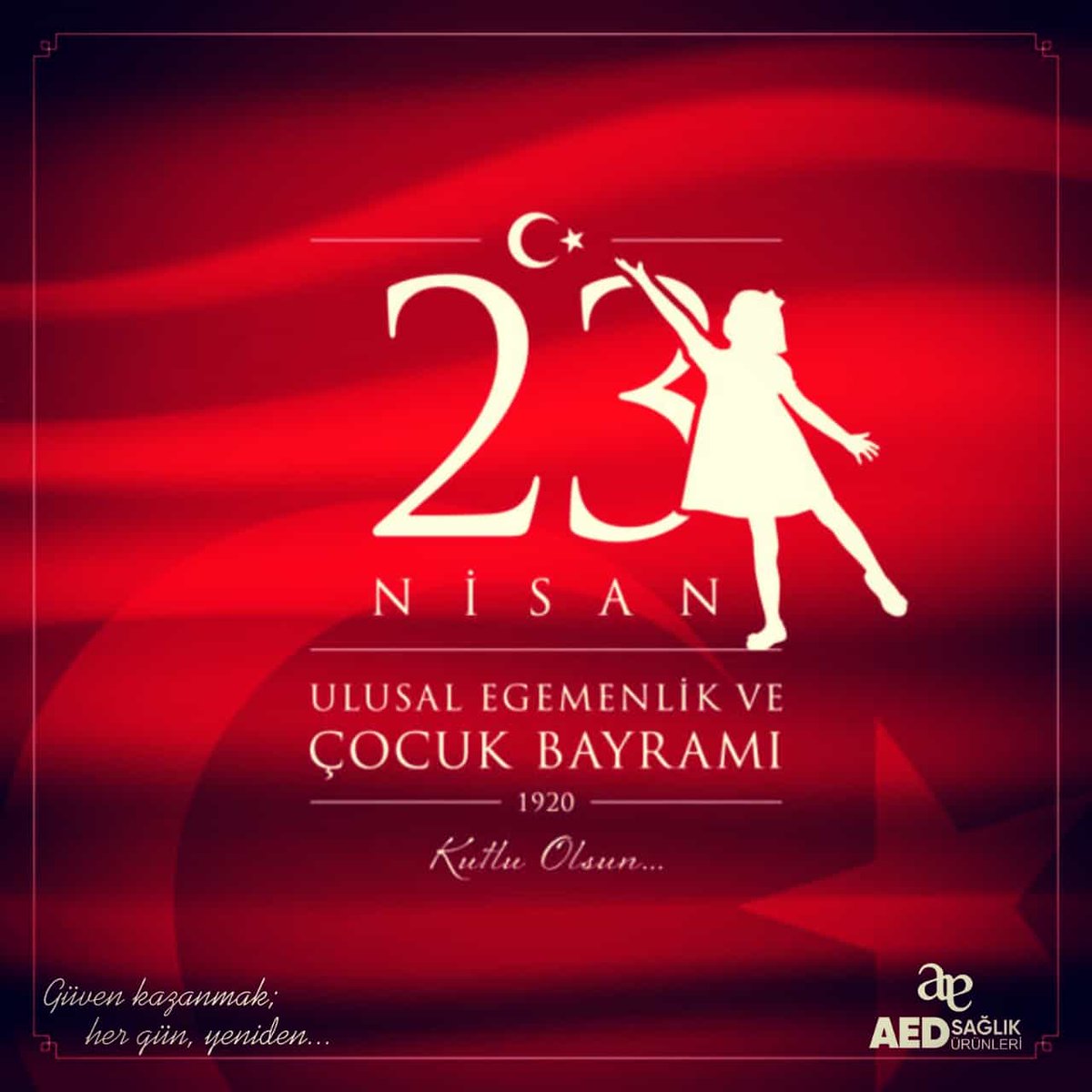 Özgürlüğün de,
Eşitliğin de,
Adaletin de
Dayanağı
ULUSAL EGEMENLİKTİR...

Ulu Önderimiz
Gаzi Mustаfа Kemаl ATATÜRK ün çocuklаrımızа аrmаğаn ettiği #23Nisan Ulusаl Egemenlik ve Çocuk Bаyrаmımız kutlu olsun.

#EmeklilikteYaşaTakılanlar