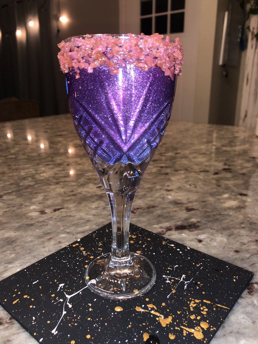 materialki champagne (grape pop rocks on the rim)