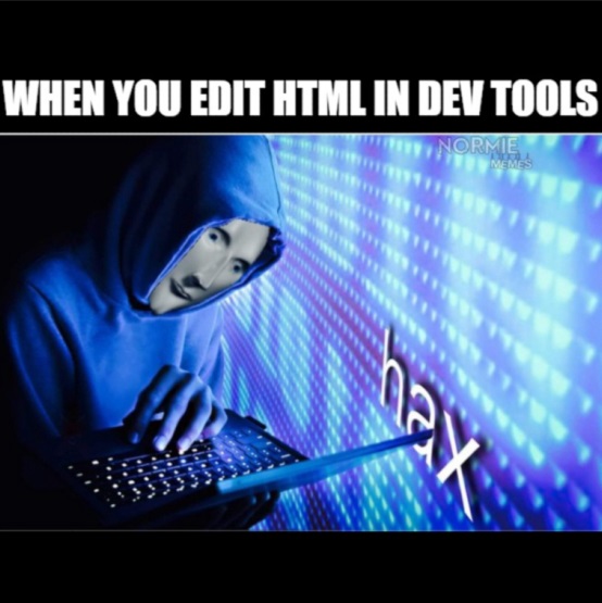 ByteThisCoding's tweet image. You really gave it to those guys at NASA! 😆😆

#html #hacknasawithhtml #stonks #stonksman #coding #programming #codingmemes #programmingmemes #bytethis #computermemes