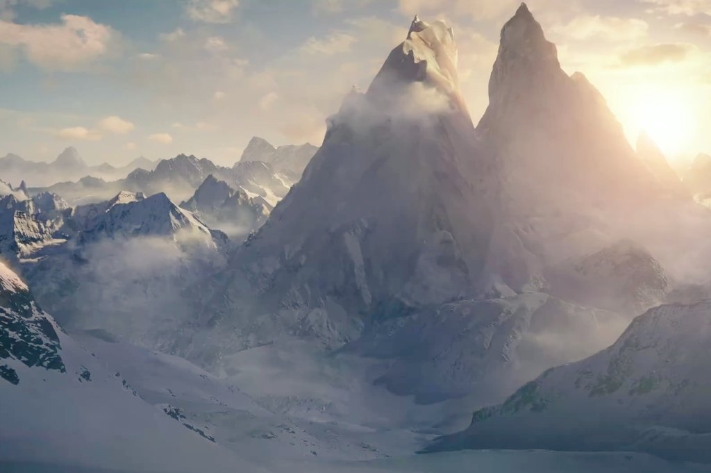 AND AHHHHHH! THESE SHOTS! They are so beautiful, and I'm not sure how to articulate the sheer joy I get from seeing these. The cap of the mountain; the 1st is from EP 36, and the last from the extra. Both pics of the same mountain but give me completely diff feels! (6/7)